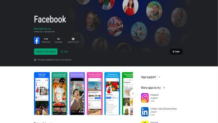 บัญชีการจัดการ Facebook - ดาวน์โหลดจาก Play Store